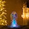 Glitzhome® 12" Acrylic Lighted Tabletop Angel Figurine